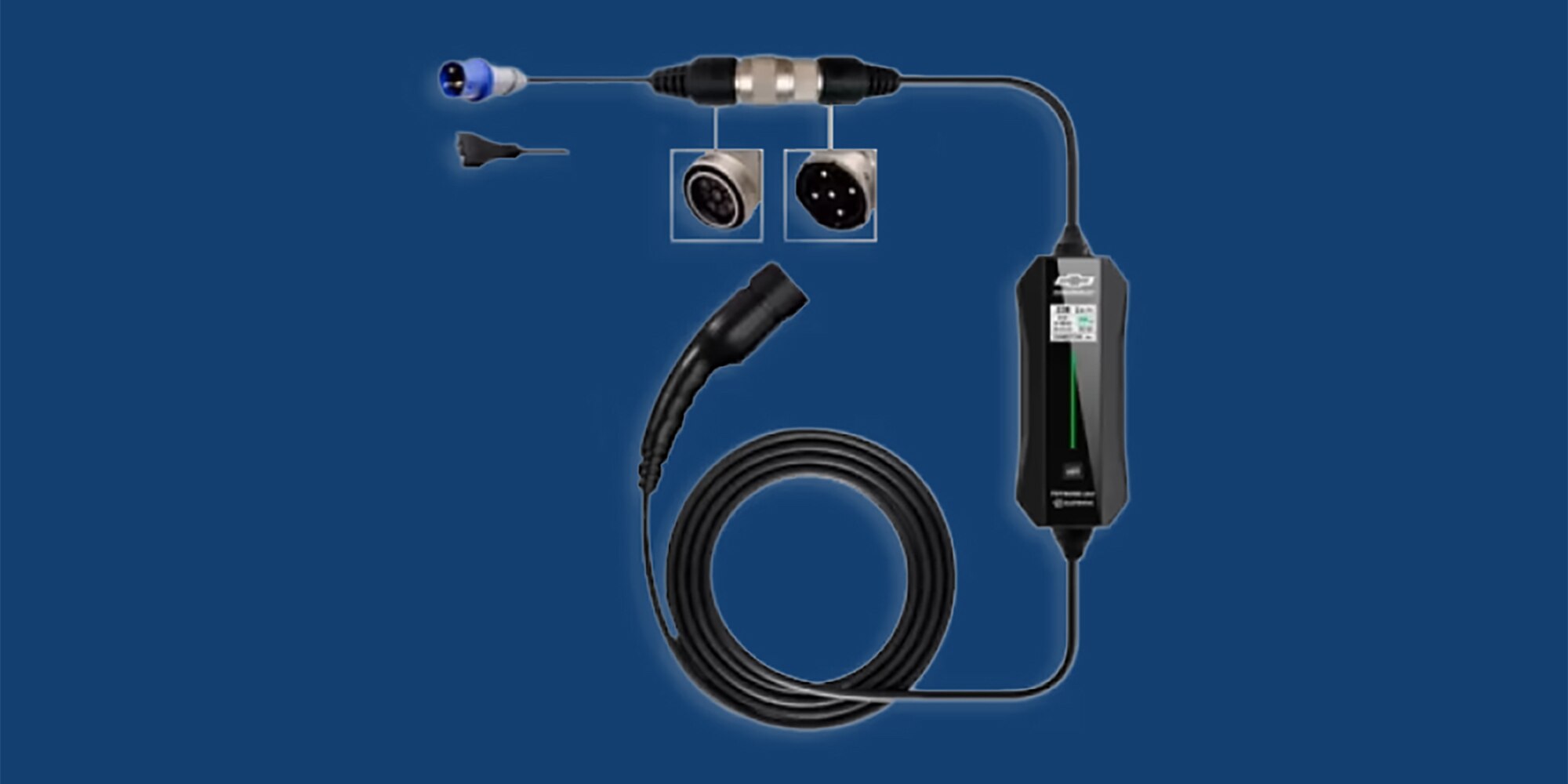 A Blazer EV RS vem equipada com carregador Dual Smart Charger